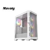 松聖 Mavoly LIME 0820W (白)玻璃側掀 ATX機殼