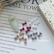 Rainbow Nail 🎀美甲蝴蝶結 A179-A182美甲珠光小領結 美甲飾品