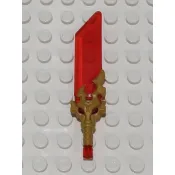 【樂高大叔】LEGO#樂高#武器#龍刀#影刀#旋風忍者#透明紅色#     7268pb01