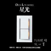 國際牌 星光系列大面板螢光二開含蓋板 WTDFP5252K 開關 插座
