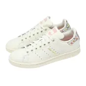 【adidas 愛迪達】x Liberty London Stan Smith J 大童 女鞋 聯名 米白 印花 史密斯(JH7559)