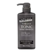 【KUM 熊野】日本 TONIC 冰涼爽快洗髮精 550ml(涼感/清爽/酷涼/平輸商品)