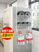 全球選品1館 生活百貨 衣櫃收納架 壁掛置物籃 掛勾掛架 無痕免打孔 衣服帽子包包收納 牆面空間利用 臥室宿舍