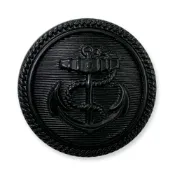 日本製 尿素釦 UREA 純色船錨 立腳釦 霧面 7185 02號色 單顆販售 軍服 軍裝 工作服 耐磨擦【恭盟】