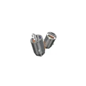 (店+)30w 超迷你隱形雙口充電器 |《 pd qc3.0 typec usb 快充 BSMI認證 車充 》