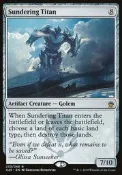 『魔窟』MTG 25大師 英文 Sundering Titan 裂地泰坦