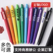 🔥糖果中性筆🔥客製化 企業訂製 免費設計 logo印刷 辦公必備 廣告筆 圓珠筆 方便攜帶 按壓出芯 簡約風 高顏值