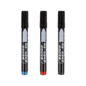 (店+)【咪咪購物】油性簽字筆｜10入(速乾 黑色 藍色 紅色 大頭筆 記號筆 原子筆 簽字筆 廣告筆 速乾筆 麥克筆 油漆筆 防水不退色 文具贈品)