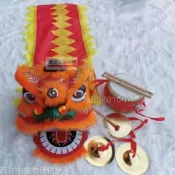 hui840104🎀舞獅頭獅子 表演衣服舞獅子頭玩具醒獅道具全套 醒獅道具 舞獅子頭 舞獅道具