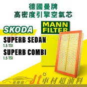 Jt車材台南店- MANN空氣芯 引擎濾網 SKODA SUPERB SEDAN COMBI