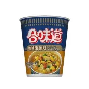 【NISSIN 日清】合味道 咖哩海鮮味杯麵 71g(日清泡麵)