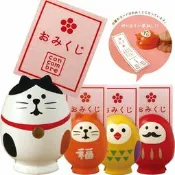 日本Decole concombre加藤真治松足神社2018年合格祈願好運留言夾4點入大全套  [2018年9月新到貨 