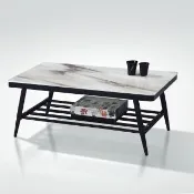 【AS 雅司設計】尤漢娜玻璃大茶几-110×55×43cm