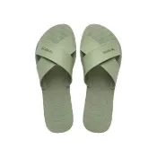 【havaianas 哈瓦仕】拖鞋 女鞋 涼鞋 復古 羅馬 交叉鞋帶 Aqua 莫蘭迪綠 4148806-1156W (哈瓦士)