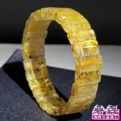 《碞磊國際》鈦晶手排 清透明亮 大手圍 男士手圍 水晶之王 理財之道 【編號】ECTT0039