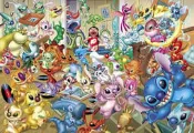 2000-528 絕版2000片日本正版拼圖 迪士尼 STITCH 史迪奇 莉羅 星際寶貝