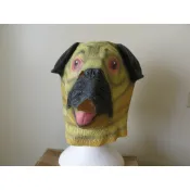 巴哥狗面具 巴哥犬面具 巴哥 鬥牛犬 沙皮狗 面具 狗面具 狗 全罩 動物 萬聖節 尾牙 變裝 頭套 cosplay
