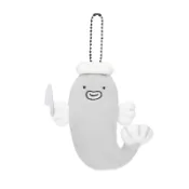 【日本進口】【小白虎與黑虎蝦】絨毛吊飾(鰻魚護士) newii