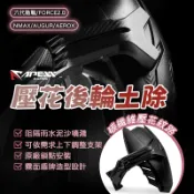 【長信佳】APEXX 碳纖維壓花後土除 六代勁戰 後輪土除 擋泥板 FORCE2.0 AUGUR NMAX 後土除 七代
