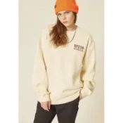實體店面Dickies 韓國限定款男女同款刷毛大學T奶茶色