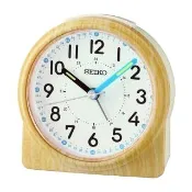 【SEIKO 精工】滑動式秒針嗶嗶聲靜音貪睡鬧鐘 時鐘(QHE210B)