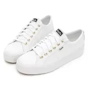 【Keds】簡約運動風皮革厚底鞋 JUMP KICK DUO 9211W123212