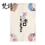 💕台灣出貨💕蕾姆掛簾卡通動漫二次元日式家用門簾臥室廁所宿舍免打孔隔斷簾門簾兩片式 廁所 門簾 擋煞 布簾 客製化