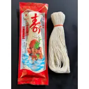 【富發】金門祝壽雙龍手工麵線 200g 無添加防腐劑 雙國際認證 真空包裝 長保存期限