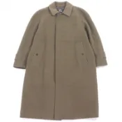 【DOKODEMO】Burberry 男士復古羊毛羊絨顏色風衣，卡其色，尺寸 92-170，狀況極佳