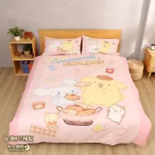 (店+)日本授權“三麗鷗“ 大耳狗&布丁狗 系列床包組 [狗狗好朋友] 被套 /兩用被套/涼被 贈品詳情請參考商品敘述