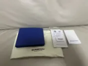 【小惡魔市集】新款BURBERRY經典戰馬logo藍色牛皮對開短夾100%原廠公司貨！支持驗貨！超低賠本出售！