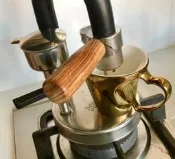 【台灣公司-可開發票】義大利 意大利 Kamira Espresso 實木 花梨木 手柄 把手 握柄