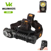 Wurkkos HD20 USB C 可充電頭燈 21700 手電筒 2000lm 雙 LED LH351D 和 XPL