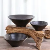 貓與鼠百貨店 劍山陶瓷花盆中式室內插花花器中華花藝碗花花器插花工具簡約藝術