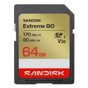 SANDISK Extreme GO 64G V30 UHS-I U3 相機專用 SDXC 大卡 記憶卡 公司貨