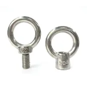 【白鐵吊帽吊環】1/4“~1/2“、6mm~12mm｜卡庫努克附發票 吊環 不鏽鋼內牙吊環 吊帽 馬達吊環 管套壁虎組