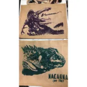 Macanna 麥坎娜 全新 雙面圖騰 防水大提袋 環保袋 購物袋 手提袋 雜物袋 收納 側肩背 質感 文青 麥坎納