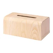 【IKEA 宜家家居】ASPDAGEN 面紙盒，實木貼皮 梣木，28x14x12 公分