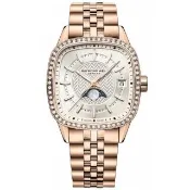 【Raymond Weil 蕾蒙威】Freelancer 自由騎士 月相機械腕錶 34mm 錶 手錶 送禮 (2496-P5S-40051)