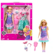 ●雅比玩具●Mattel 芭比 My First Barbie 遊戲組 Barbie 芭比 娃娃 正版 美泰兒(盒損)