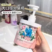 大口徑 按壓 分裝瓶／補充包 替換瓶 500ml 1入 洗衣精 洗髮精 分裝【小髮廊】DS026763