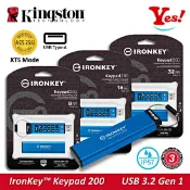 【Yes！公司貨】金士頓 Kingston IronKey Keypad 200 8G 16G 32GB USB 隨身碟