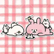 【卡娜赫拉車貼】 卡娜赫拉動漫卡通電動車摩托車劃痕遮擋貼汽車油箱蓋車門裝飾貼紙 Nx0p