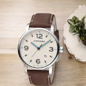 WENGER 瑞士 威戈錶 Urban Metropolitan 都會時尚錶 手錶 男錶-01.1741.118/米色42mm