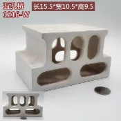 中空/五孔【慢慢魚】白色力量-異型繁殖專用白磚空心磚 小白宮 異形甕 短鯛鼠魚躲藏裝飾 空心磚