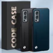 適用於 OnePlus Nord 2 5G 時尚皮革質感後蓋軟 TPU 框架保護套