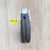 *♡*韓國設計sasa/灰色/簡約吊帶褲/適M/近新/二手衣《Anna的百寶箱》