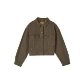 (店+)【LEVIS】A9155-0027 levi’s 李維斯 Relaxed 美式復古高街潮流舒適工裝風短夾克牛仔外套 女款