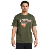 【UNDER ARMOUR】UA 男 HW HOOPS CERTIFIED 籃球短袖T-Shirt_1387376-390(軍綠色)
