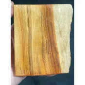 台灣黃檜 板根料 油線閃折花 小磚料 可當檯座 創作料 多用途 已細磨至240# 香氣偏檸檬清香